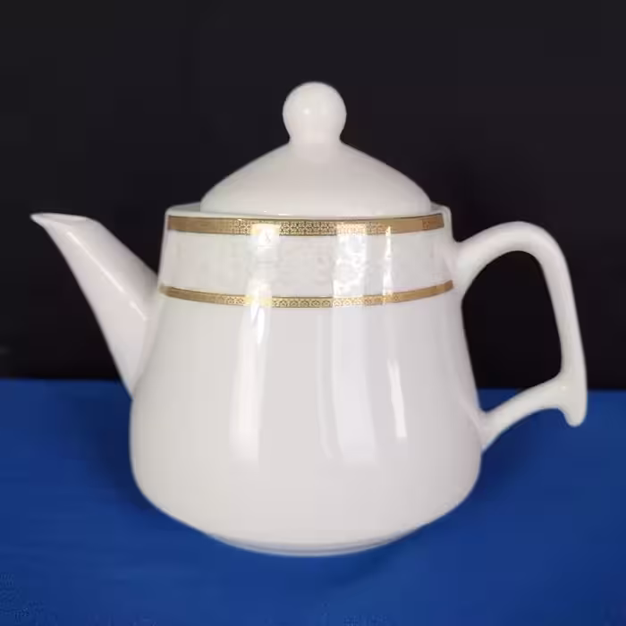 قوری چینی پارس طلایی مدل T3-706