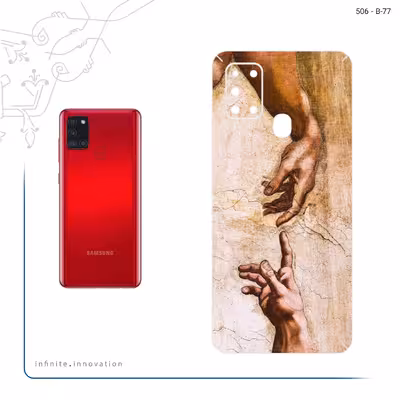 برچسب پوششی ماهوت مدل The Creation of Adam of MichelAnge مناسب برای گوشی موبایل سامسونگ Galaxy A21s
