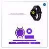 برچسب ماهوت طرح Purple-Fiber مناسب برای ساعت هوشمند سامسونگ Galaxy Watch Active 2 44mm
