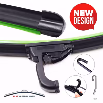 تیغه برف پاک‌کن رویال اسپرت مدل FLAT PRO مناسب برای دنا پلاس بسته 2 عددی