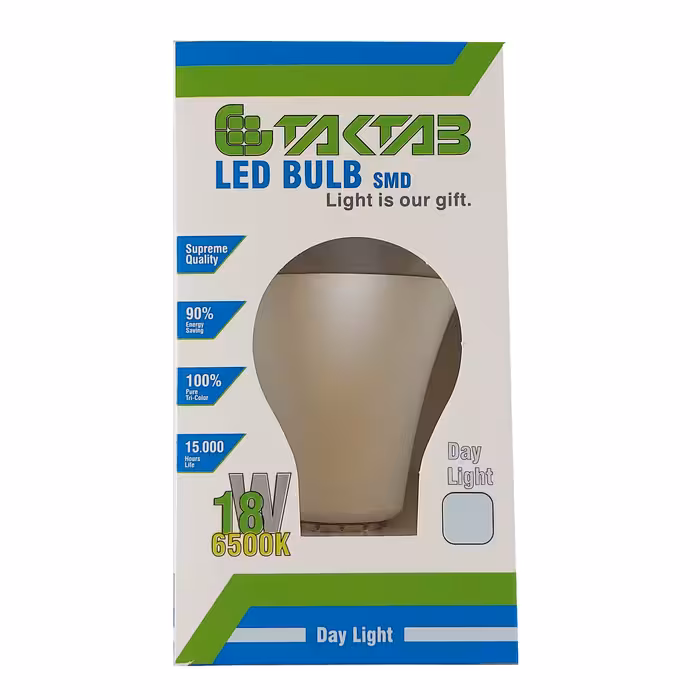  لامپ ال ای دی 18 وات تک تاب مدل ST.L018 پایه E27