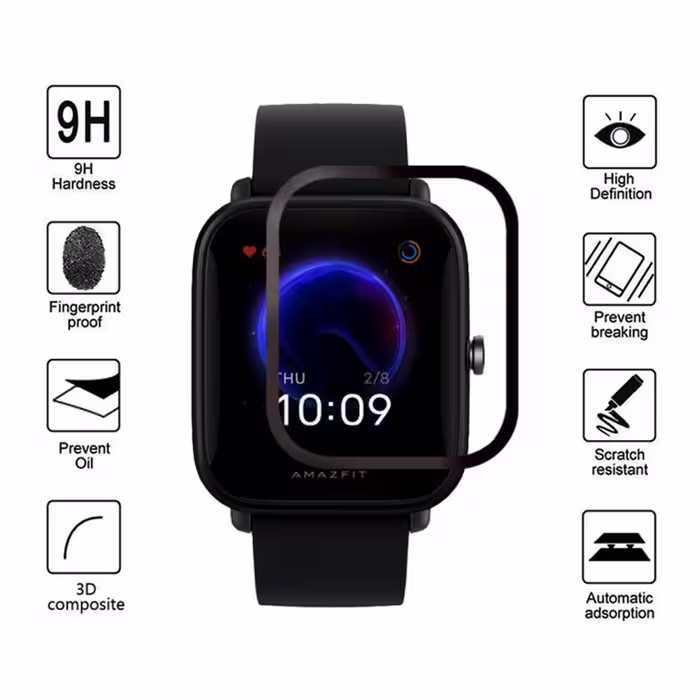 محافظ صفحه نمایش وایت ولف مدل W-PWM مناسب برای ساعت هوشمند امیزفیت Amazfit Bip U Pro 