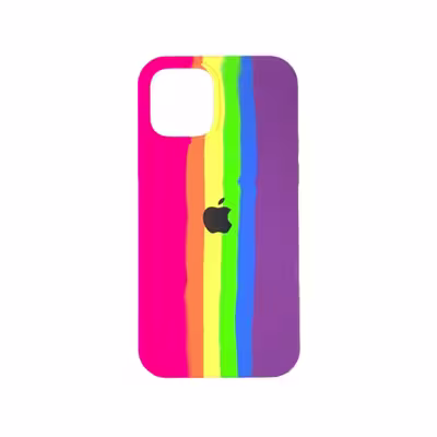 کاور آیرون من مدل RAINBOW مناسب برای گوشی موبایل اپل IPHONE 12 PRO MAX همراه با قلم لمسی