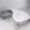 آبکش و لگن مدل بلوط کد YPM-T39-31x27.5CM بسته 2 عددی