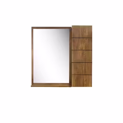 ست کابینت و روشویی مدل وود سیمکان کد SW-5024