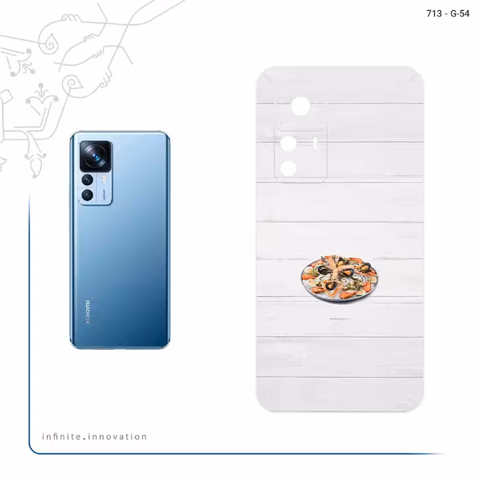 برچسب پوششی ماهوت مدل Seafood مناسب برای گوشی موبایل شیائومی 12T Pro