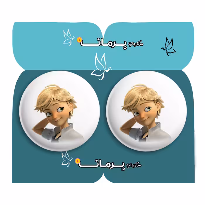 پیکسل پرمانه طرح دختر کفشدوزکی کد pm2n.29909 مجموعه 2 عددی