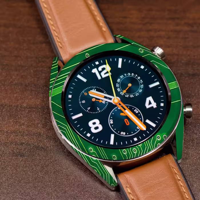 برچسب ماهوت طرح Green-Printed-Circuit-Board مناسب برای ساعت هوشمند هوآوی Watch GT