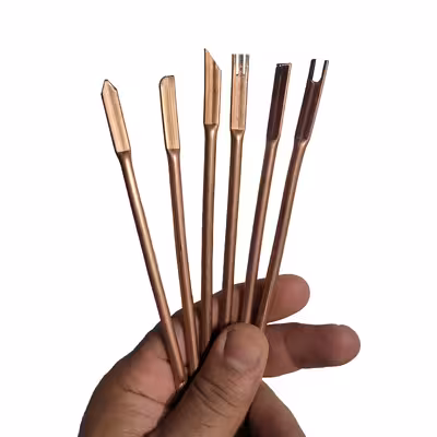 ابزار مجسمه سازی مدل کاهنده مسی کد T01 مجموعه 6 عددی