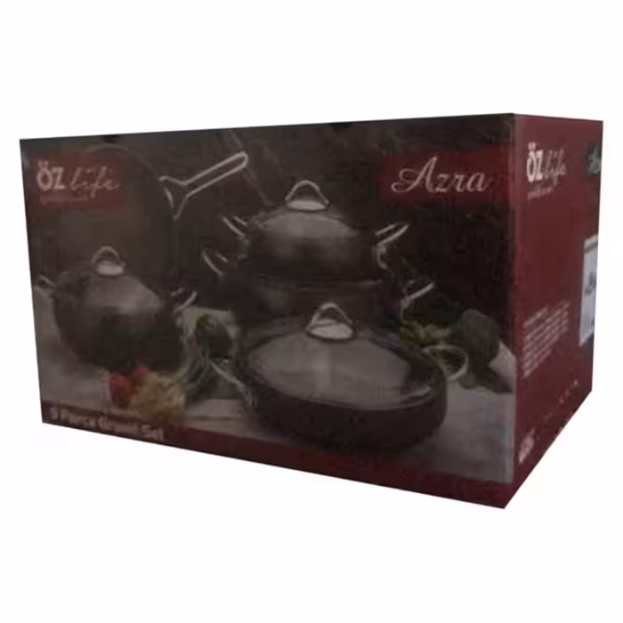 سرویس پخت و پز 9 پارچه اوزلایف مدل Azra کد 6077