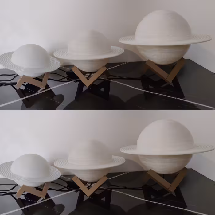 آباژور رومیزی مدل سیاره زحل small