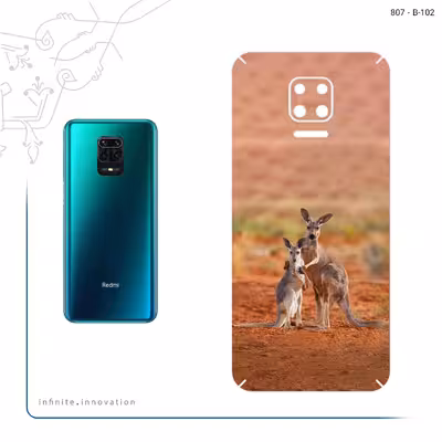 برچسب پوششی ماهوت مدل Kangaroo مناسب برای گوشی موبایل شیائومی Redmi Note 9S