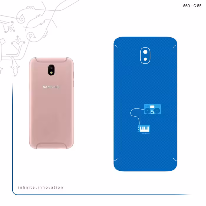 برچسب پوششی ماهوت مدل Minimal DJ Icon مناسب برای گوشی موبایل سامسونگ Galaxy J5 Pro