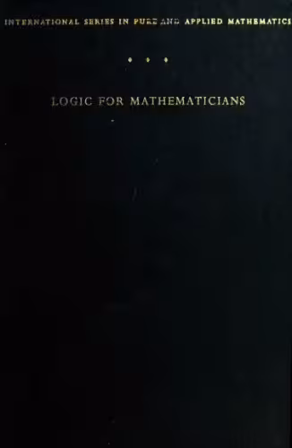 خرید و دانلود نسخه کامل کتاب Logic for Mathematicians