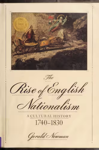 خرید و دانلود نسخه کامل کتاب The Rise of English Nationalism: A Cultural History, 1740–1830