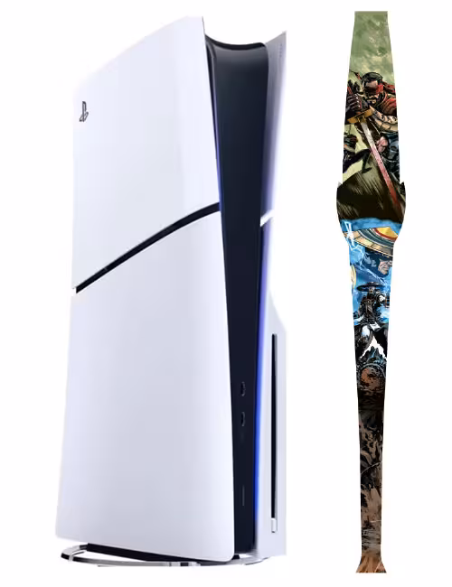 برچسب محافظ نوار میانی پی اس 5 اسلیم طرح مورتال کامبت کد A