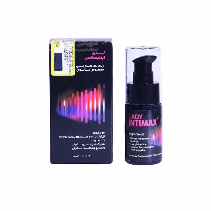 ژل تحریک کننده محرک بانوان لیدی اینتیمکس 30 میلی گرم