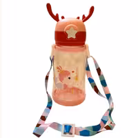 قمقمه کودک مدل پری دریایی گنجایش 0.5 لیتر