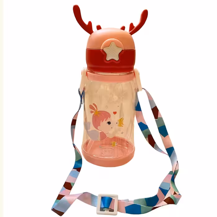 قمقمه کودک مدل پری دریایی گنجایش 0.5 لیتر