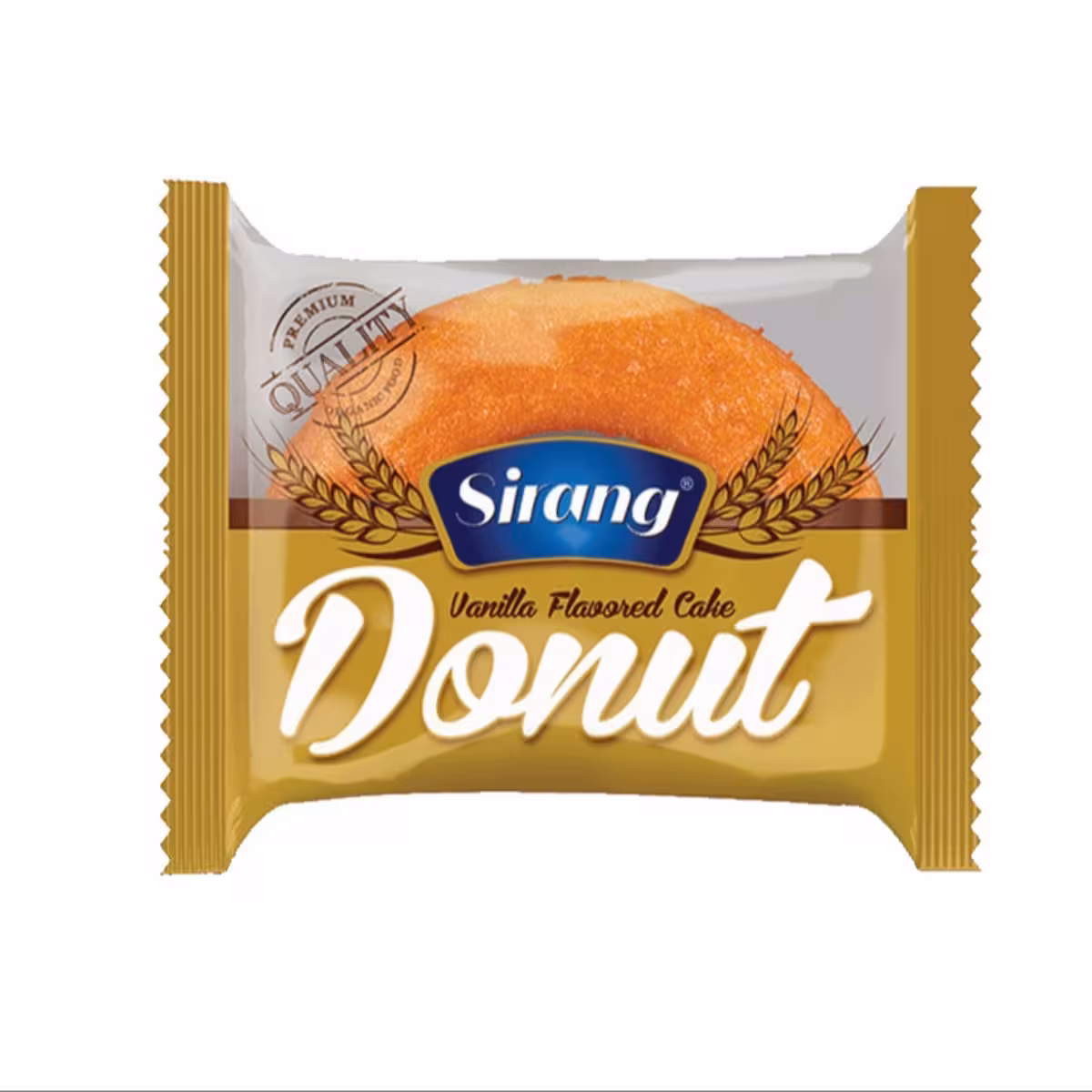 دونات ساده وانیلی سیرنگ 60 گرمی