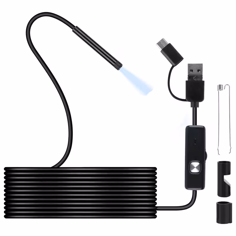 دوربین شلنگی مدل ضدآب 10M LED HW NEW 2024 | کالا مکس