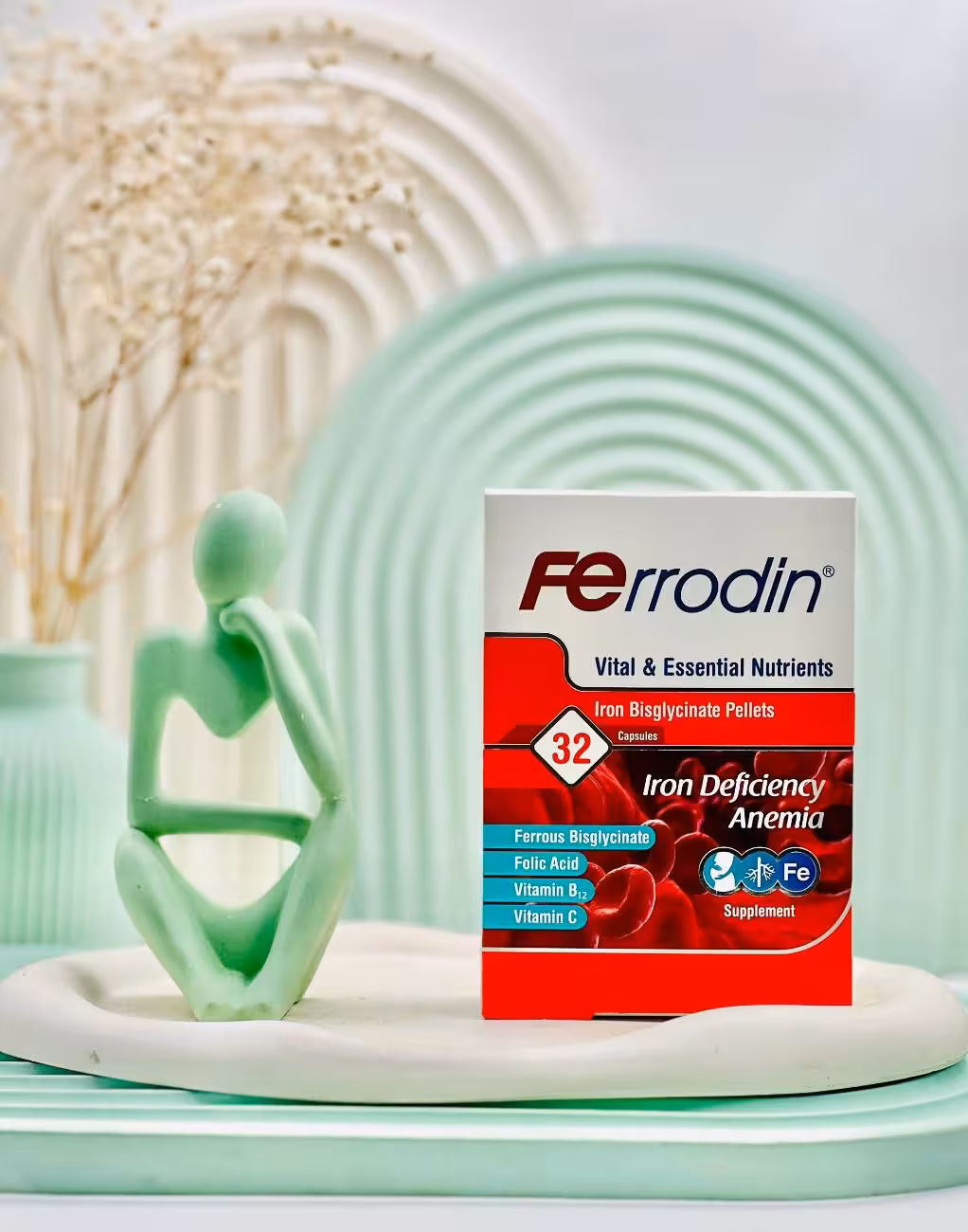 قیمت و خرید کپسول آهن فرودین هولیستیکا 32 عددی - ( قیمت ویژه تحویل فوری)