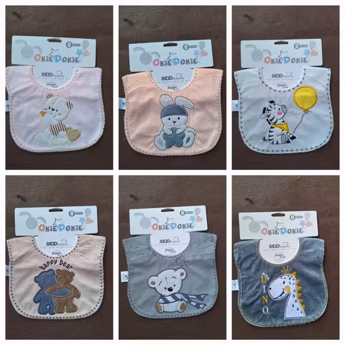 پیش‌ بند پارچه ای طرح دار گل دزدی نیو استار New star