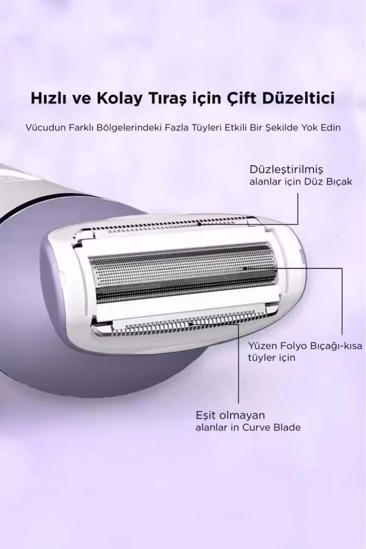 دستگاه اصلاح موهای زائدمناسب برای استفاده خشک و مرطوب - 11718