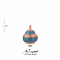 قندان بزرگ فیروزه کوبی آقاجانی کد F045