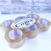 چسب پهن قرمز کاما بیصدا COMA بسته 6 عددی