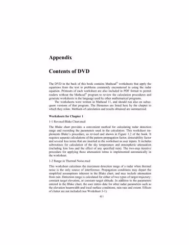 خرید و دانلود نسخه کامل کتاب Radar Equations for Modern Radar
