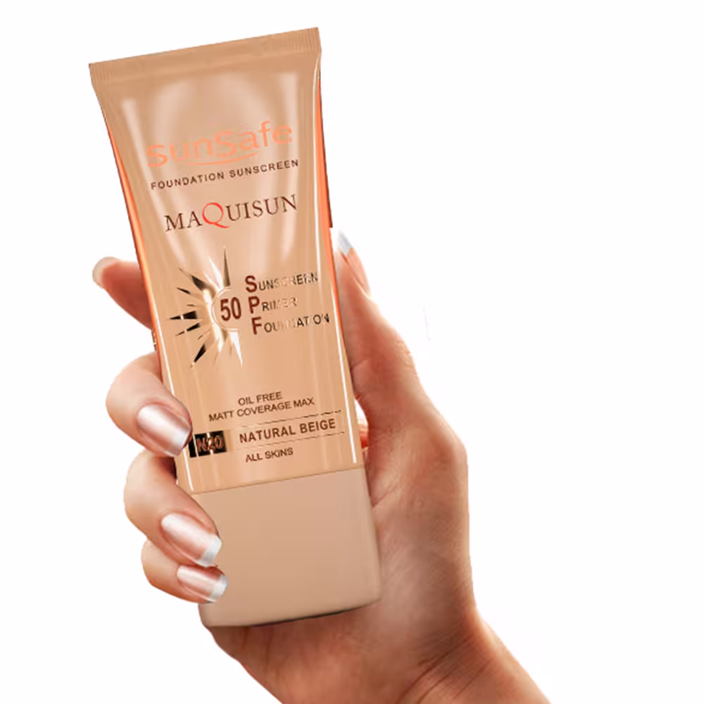 ضد آفتاب کرم پودری SPF50 سان سیف