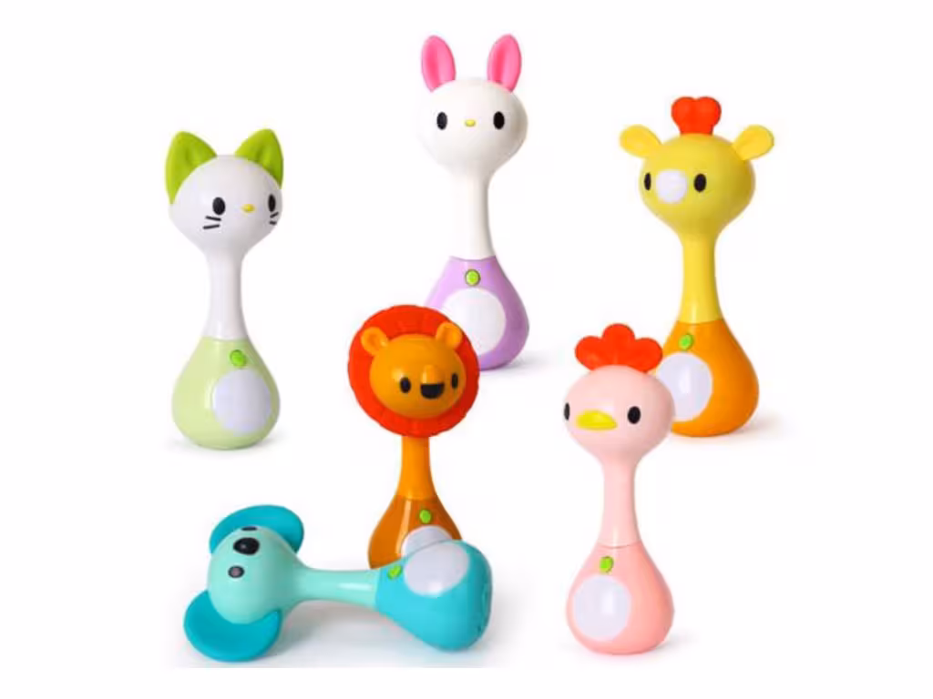 جغجغه دستی موزیکال طرح حیوانات هولا hola