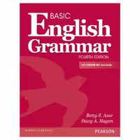 Basic English Grammar 4th کتاب زبان گرامر بتی آذر قرمز ویرایش چهارم سیاه سفید