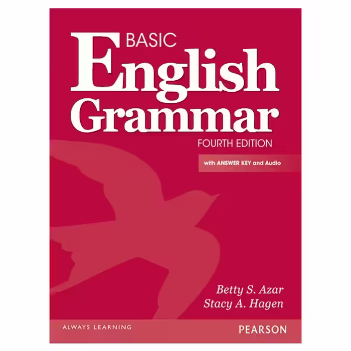 Basic English Grammar 4th کتاب زبان گرامر بتی آذر قرمز ویرایش چهارم سیاه سفید