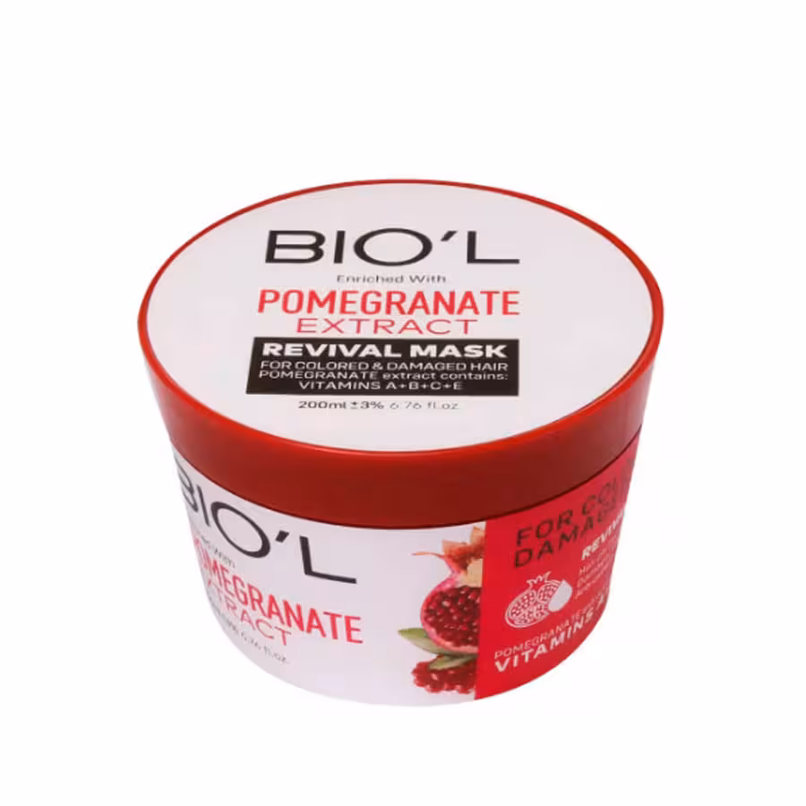 ماسک مو انار بیول مناسب موهای رنگ شده و آسیب دیده 200 میلی لیتر
