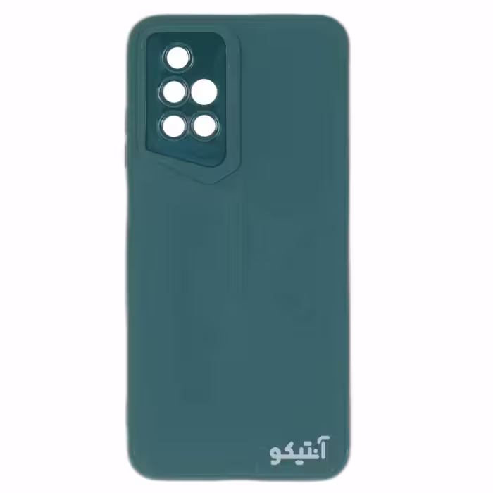 قاب Xiaomi Redmi10 / Redmi10 Prim مدل ژله ای طرح Porsche Design محافظ لنزدار – رنگ سبز
