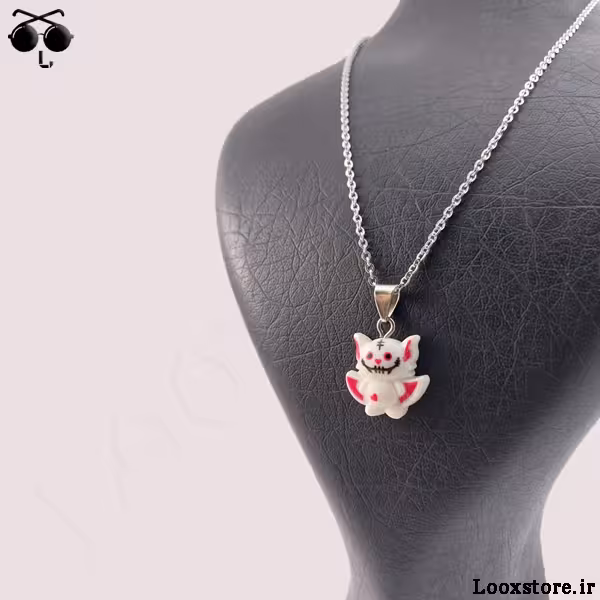 گردنبند فانتزی و بانمک طرح خفاش