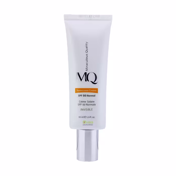 کرم ضد آفتاب برای پوست های نرمال بی رنگ spf50