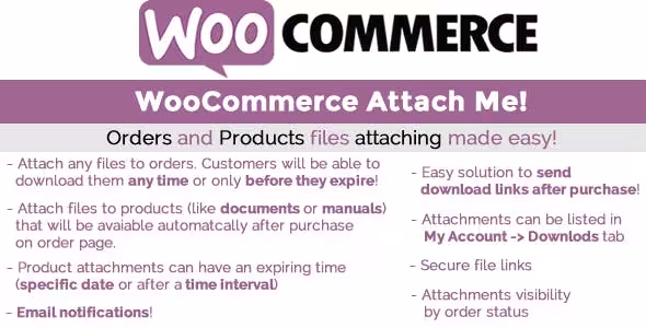 دانلود افزونه WooCommerce Attach Me