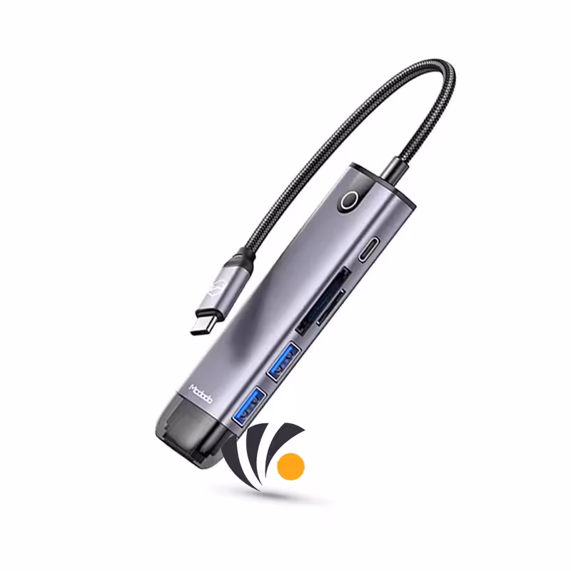 هاب 6 پورت USB-C مک دودو مدل HU-7740