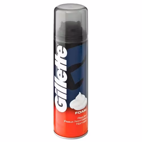 فوم اصلاح ژیلت (Gillette) مدل REGULAR حجم 200 میلی لیتر