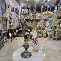 آهوي روي گوي برنز قلمزني 70