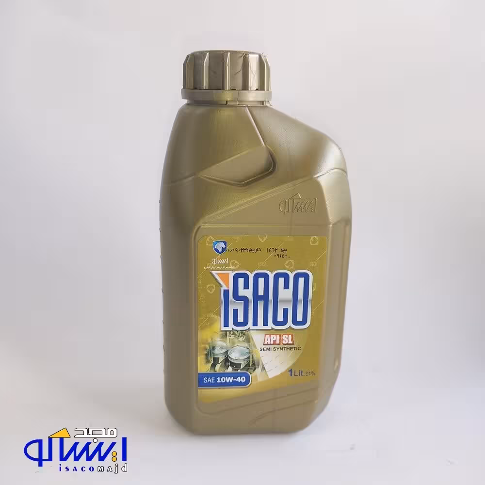 روغن موتور 10W40 طلایی (بهتام) 1 لیتری شرکتی ایساکو اصل 0770702499