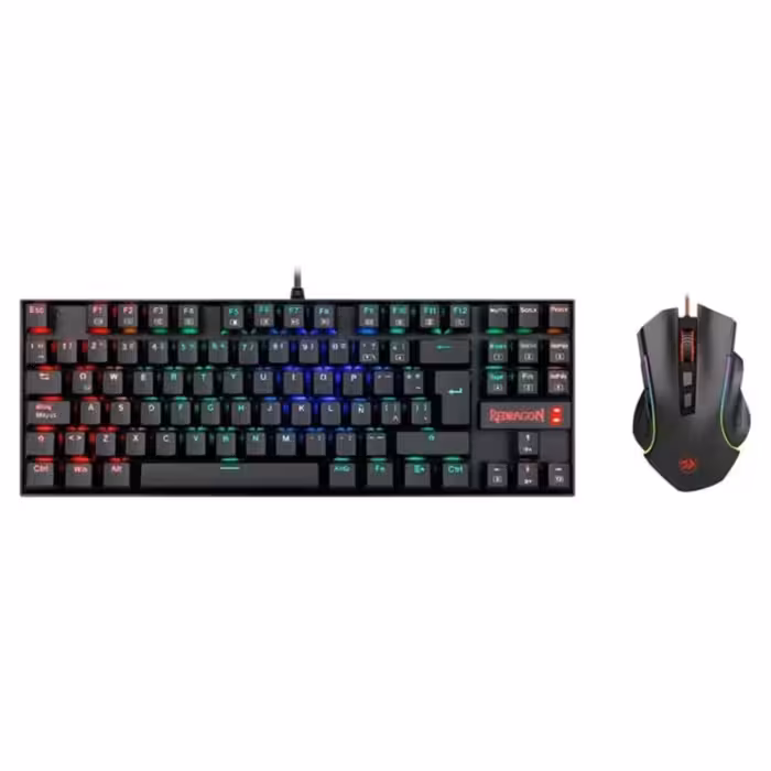 باندل گیمینگ صفحه کلید و ماوس ردراگون مدل K552RGB-BA