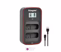 شارژر دوبل باتری با صفحه نمایش KingMa EN-EL14 | نگاه شاپ