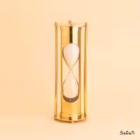 ساعت شنی برنجی طلایی