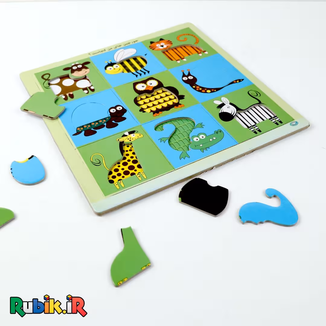 پازل چوبی جای من کجاست؟