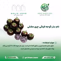 بذر گوجه فرنگی چری مشکی پاکت 1000 عددی