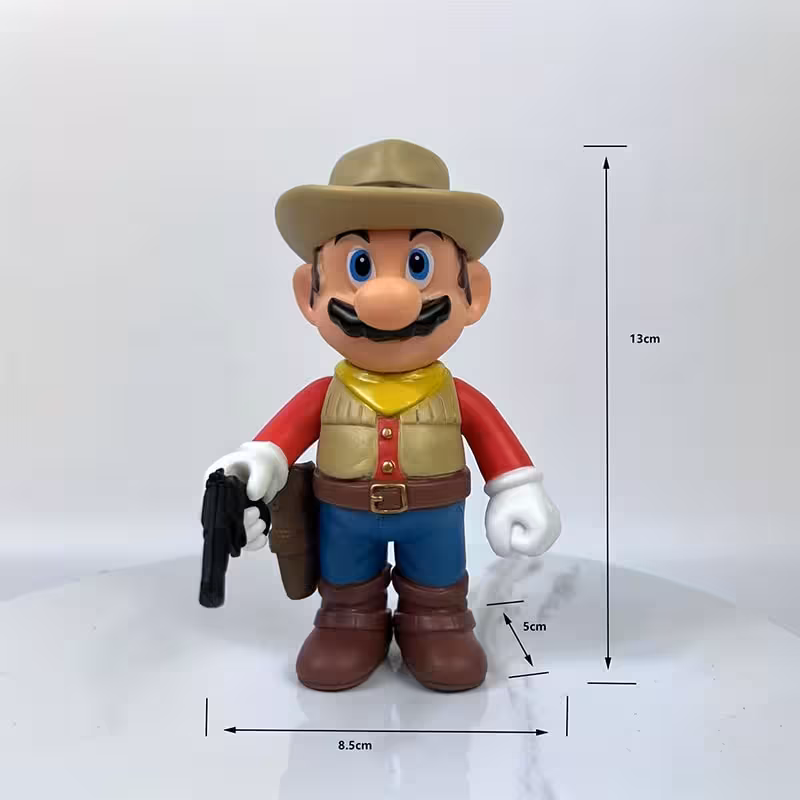 اکشن فیگور ماریو با لباس گاوچران Super Mario Bros